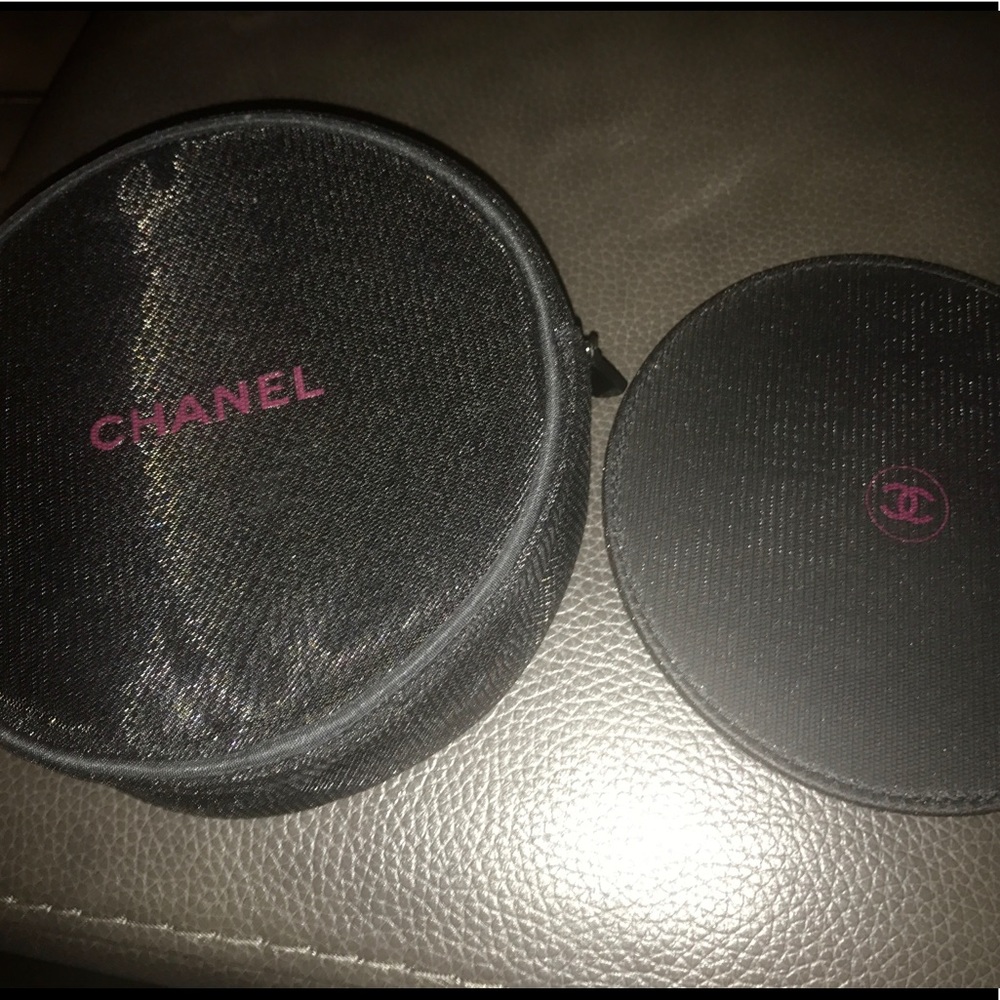 Chanel makeup bag